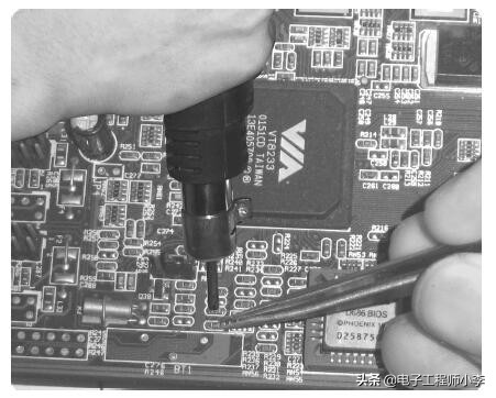 贴片元器件焊接方法视频,焊接贴片元器件的热风枪
