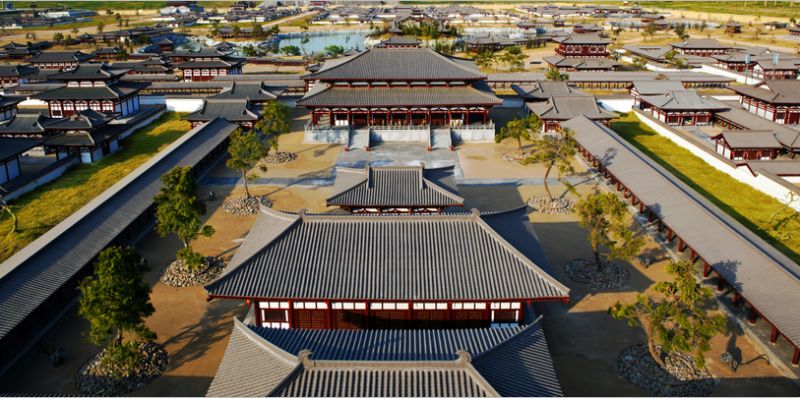 以前的大明宫是什么样子的,大明宫最初的样子