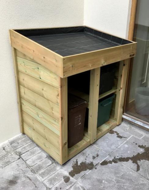 不占地方的种菜种花架子,简易木屋屋顶种花