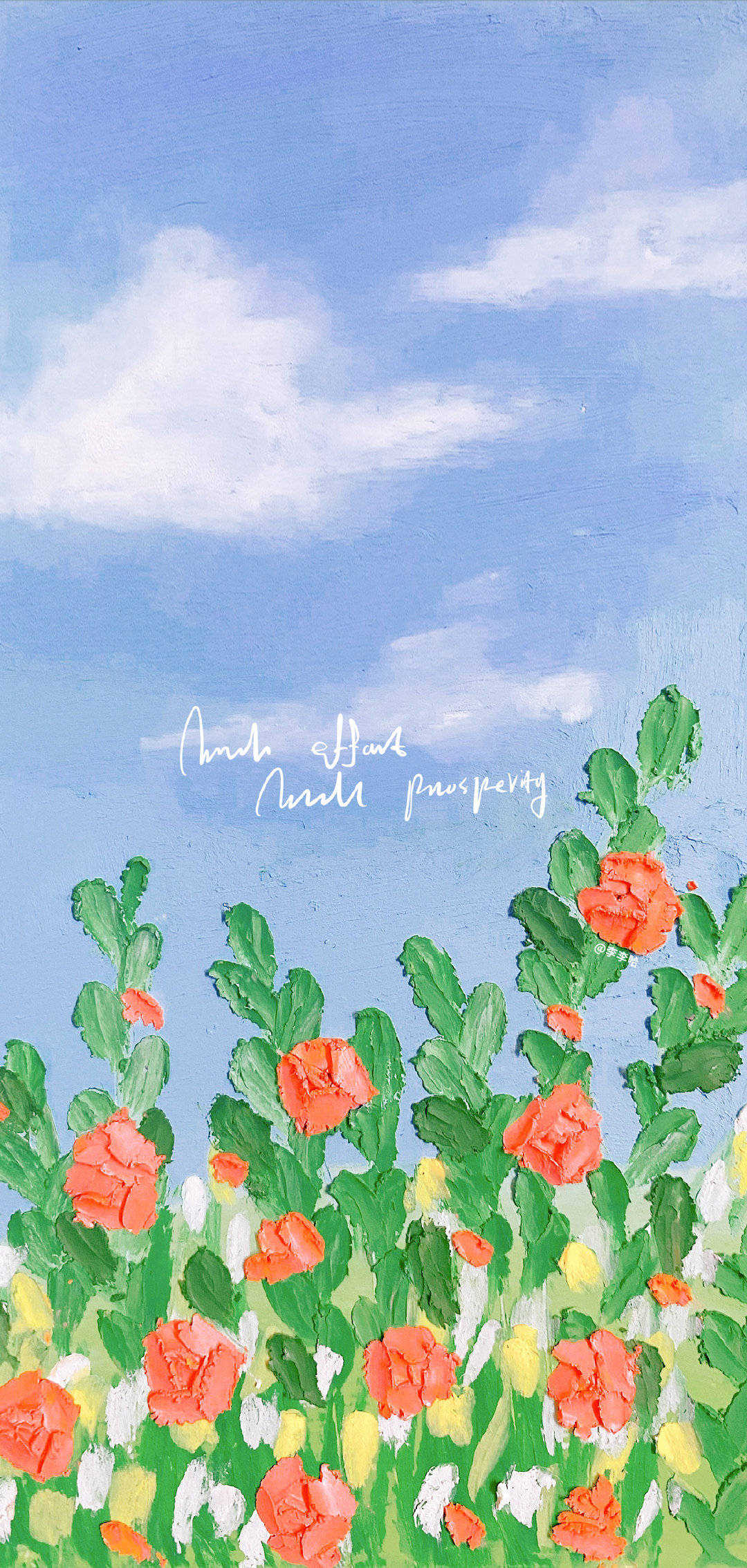 哪些色彩有张力的油画壁纸,油画风景画治愈系壁纸