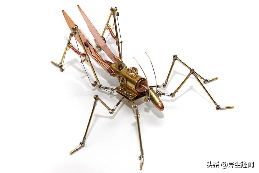 创意废旧零件铁艺雕塑,100种金属工艺品图片大全