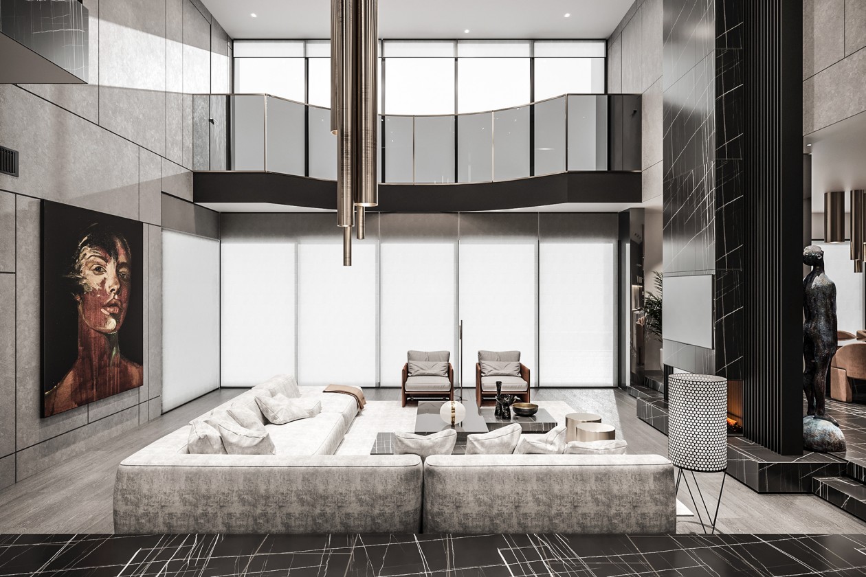 跃层别墅设计图纸及效果图大全,4层半跃层别墅设计图纸大全