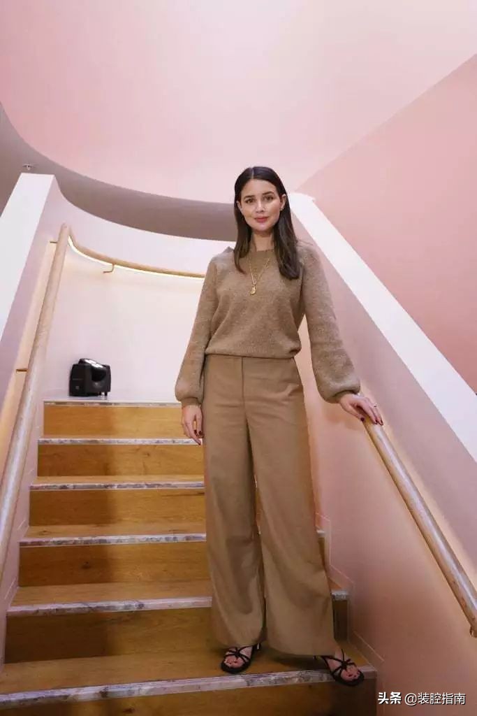 慵懒风毛衣怎么搭项链,秋冬毛衣项链穿搭