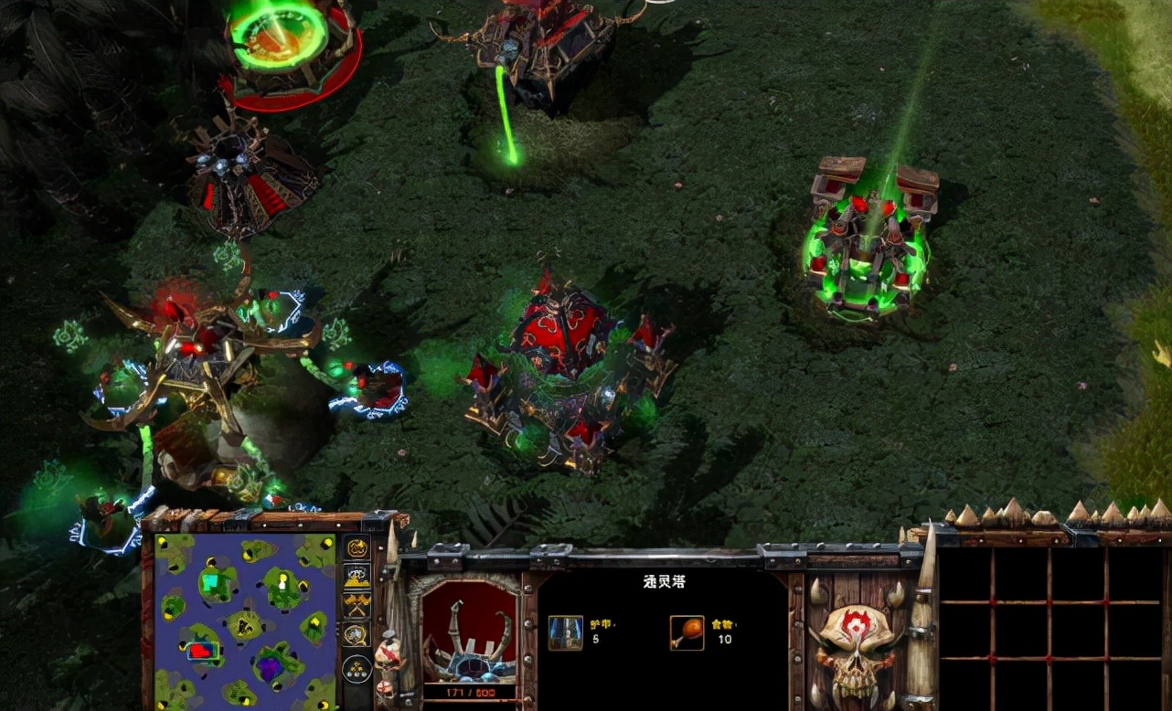 魔兽争霸3万金油兽族打法,魔兽争霸3人族双防御流教学