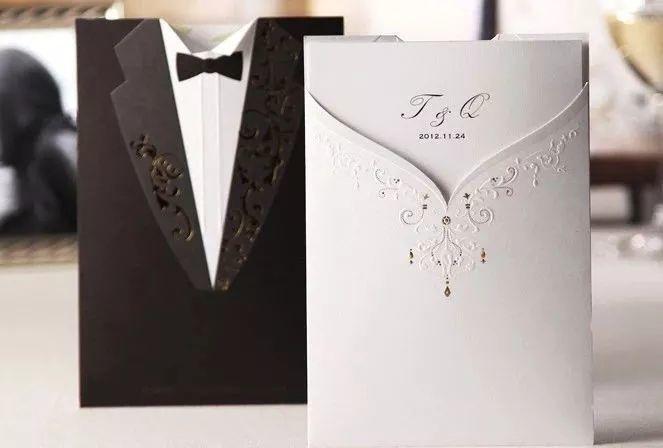 独特大气的婚礼请柬,简单高级婚礼请柬模板