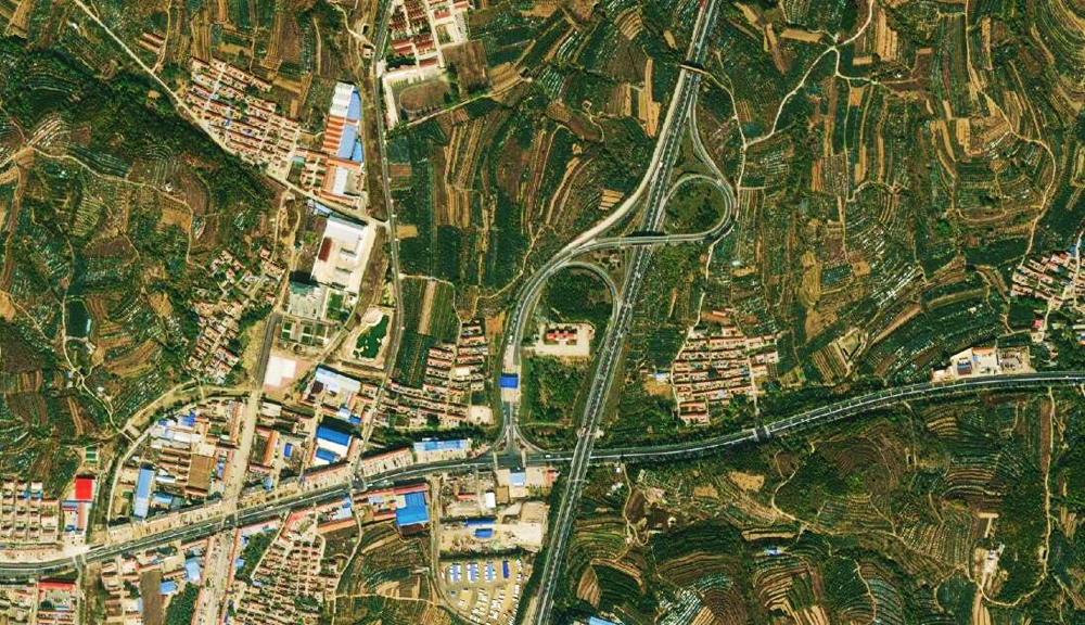 山东栖霞卫星地图,栖霞卫星地图