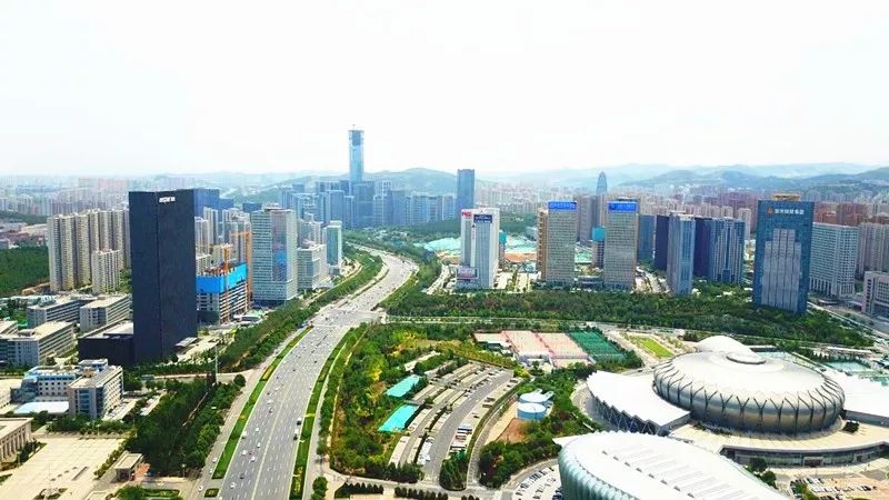 济南奥体中心中轴线,二环东路与二环南路