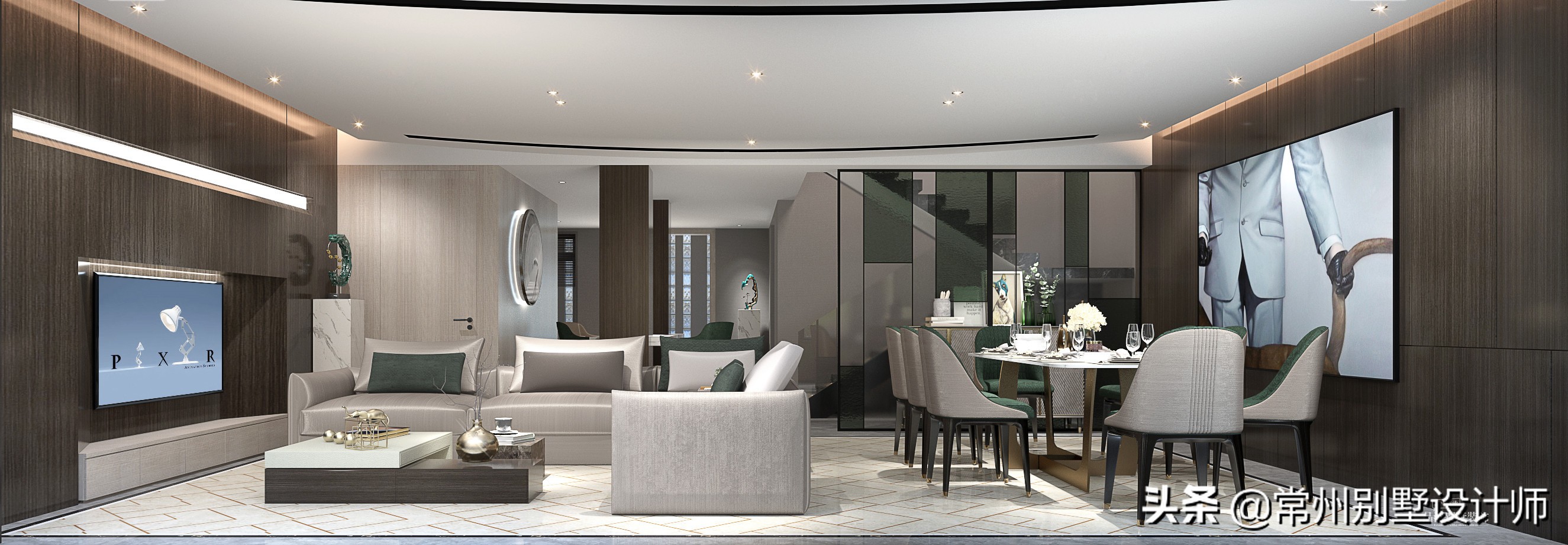 常州别墅设计装修风格效果图,常州别墅装修高级感