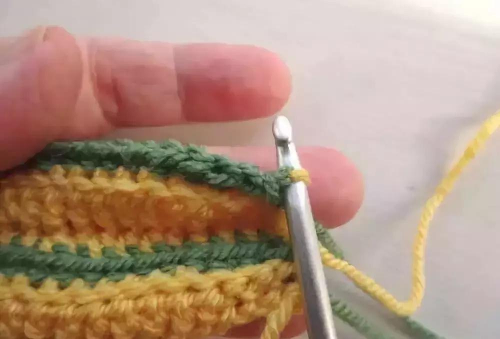 南瓜储物盒钩针教程,小南瓜卡子钩针教程