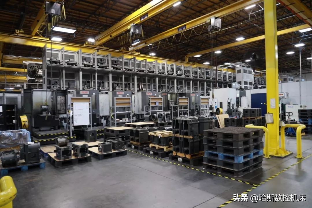 美国哈斯工厂参观,美国哈斯机床加工中心
