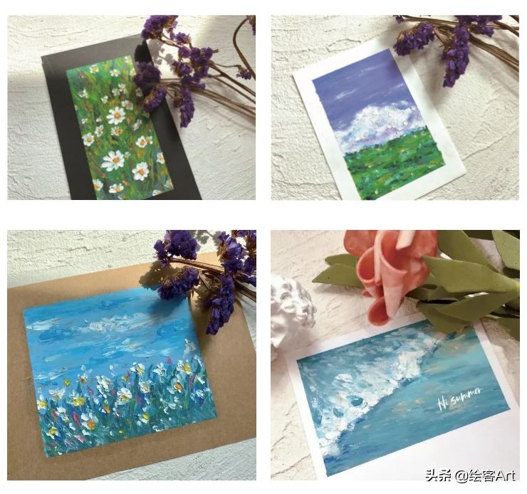 用油画棒画关于母亲节的绘画,用油画棒来画立体康乃馨