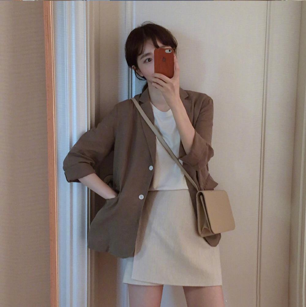 经典又青春简单又百搭的小西装,秋冬小西装怎么搭配显气质