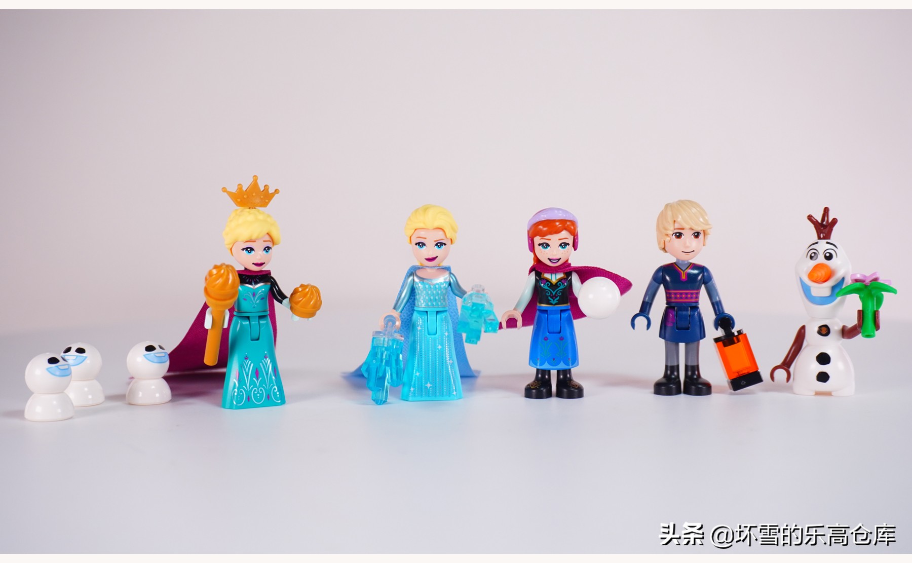 乐高迪士尼粉色城堡开箱,少女心乐高公主城堡