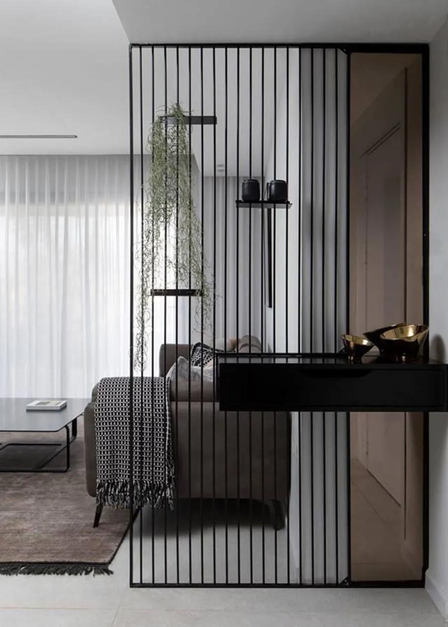 45平房间隔断最简单最实惠的方法,5年后最流行的厨房隔断客厅设计