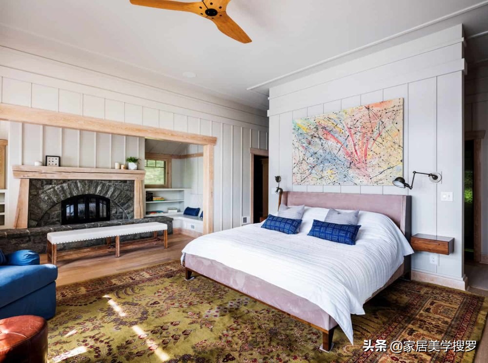 红橡木楼梯别墅,橡木楼梯踏步别墅