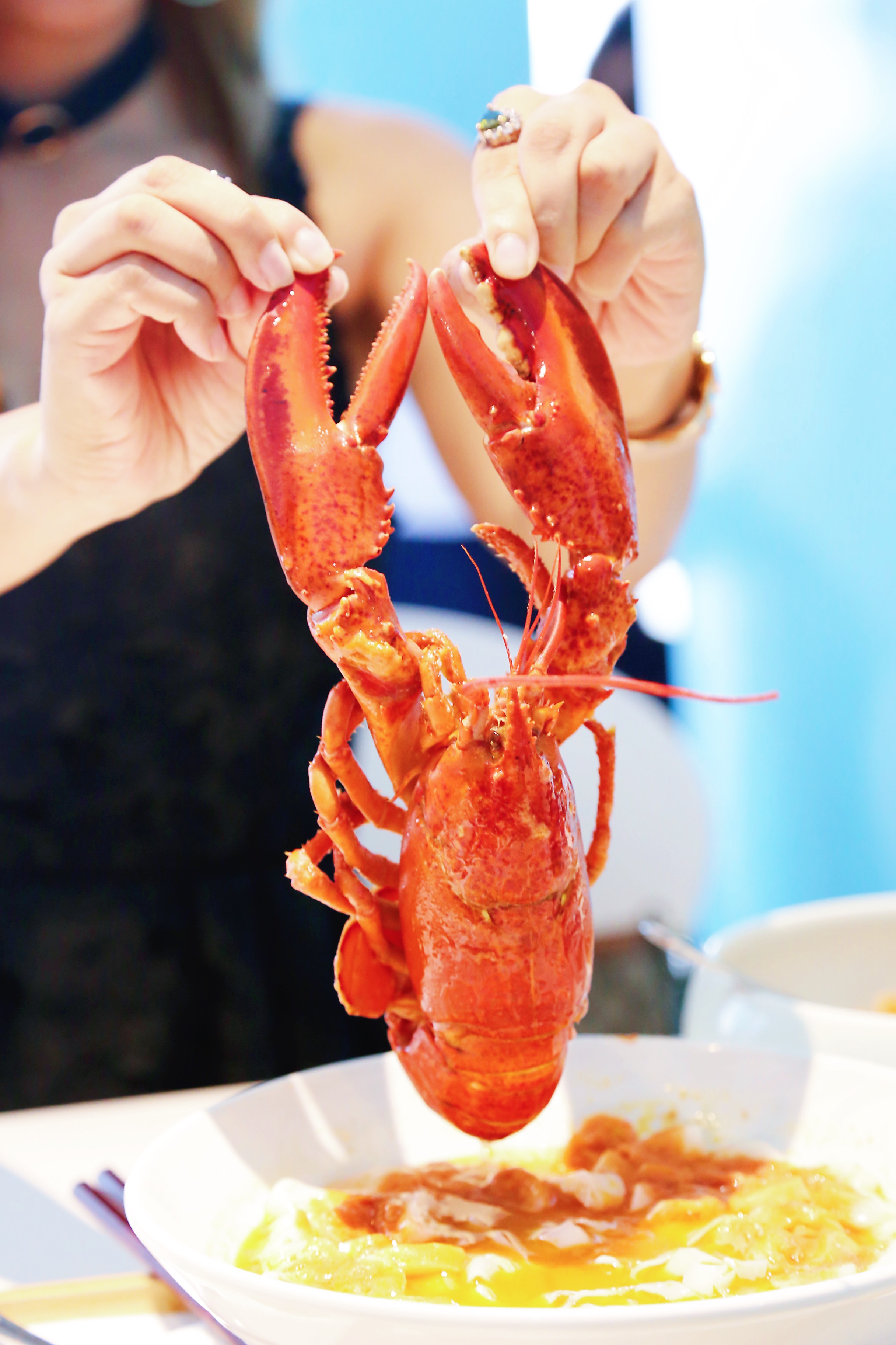 广东老牌龙虾肠粉,龙虾猪肠粉