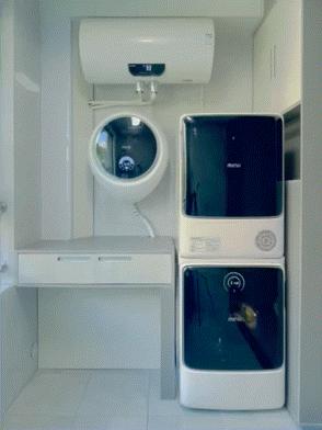 一字型洗衣房怎么布置好看,一平米洗衣房晾衣设计