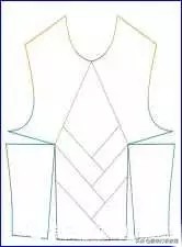 宽松短款女装裁剪尺寸,大下摆女装裁剪图