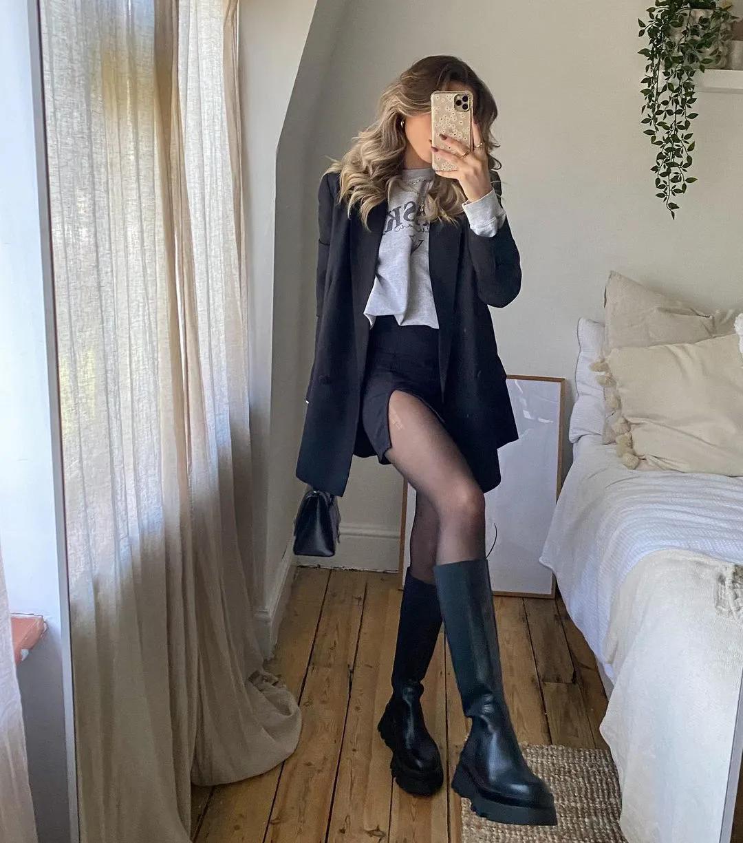 冬天如何穿黑丝，性感、不俗还保暖的那种？