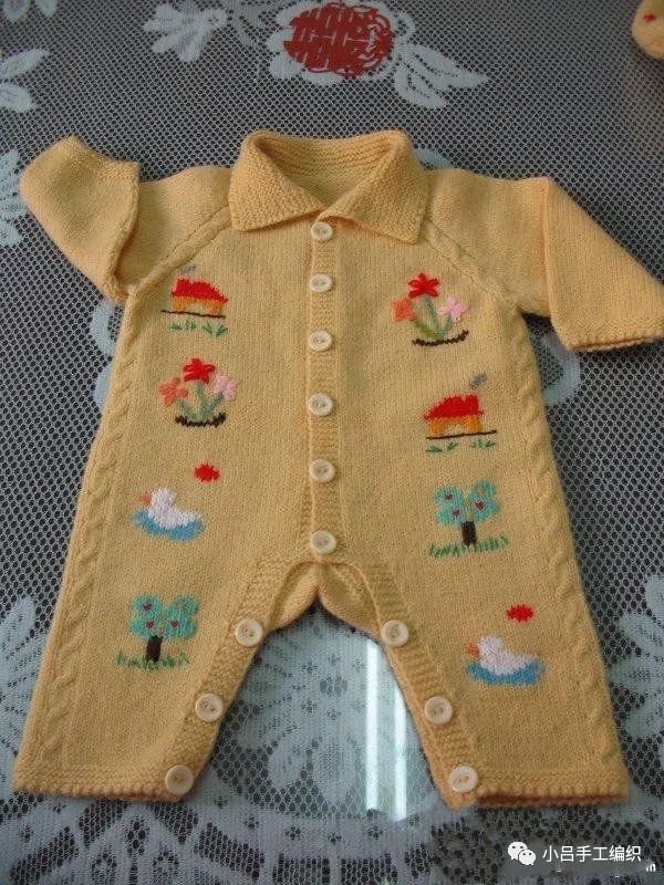 娟娟编织小熊连体衣视频教程全集,宝宝连体衣的编织教程完整版
