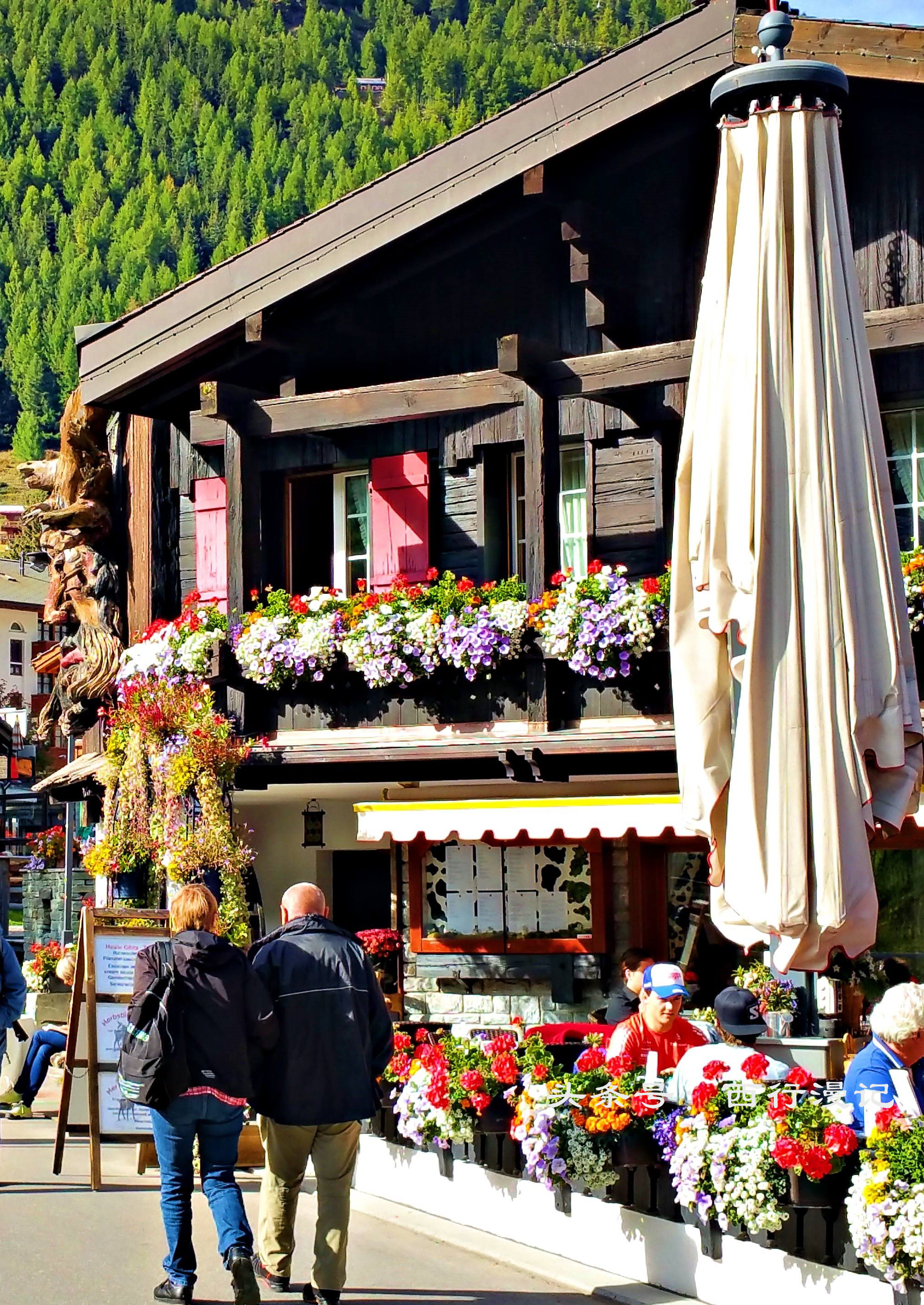 瑞士风景绝美的山,瑞士绝美的山村风光