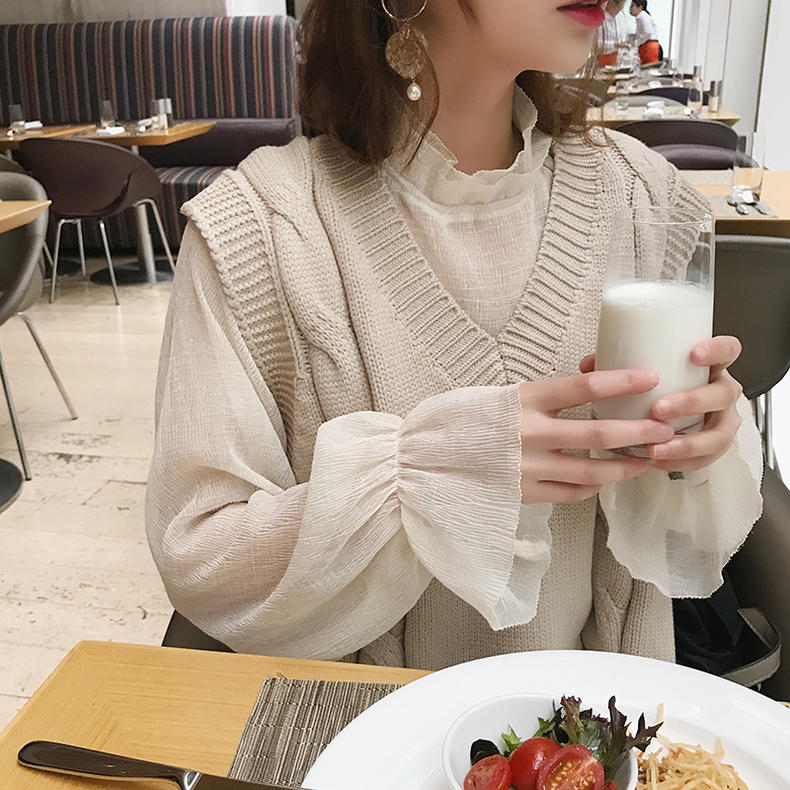 今年流行这么洋气的打底衫，太女神了！