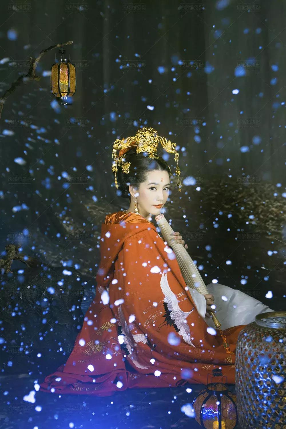 凤栖梧古风摄影凤凰古城,凤栖梧复古摄影玉门关