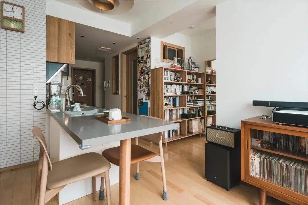 上海网红街道，客餐厨卧全打通、实现双动线，救活48㎡日式小户型