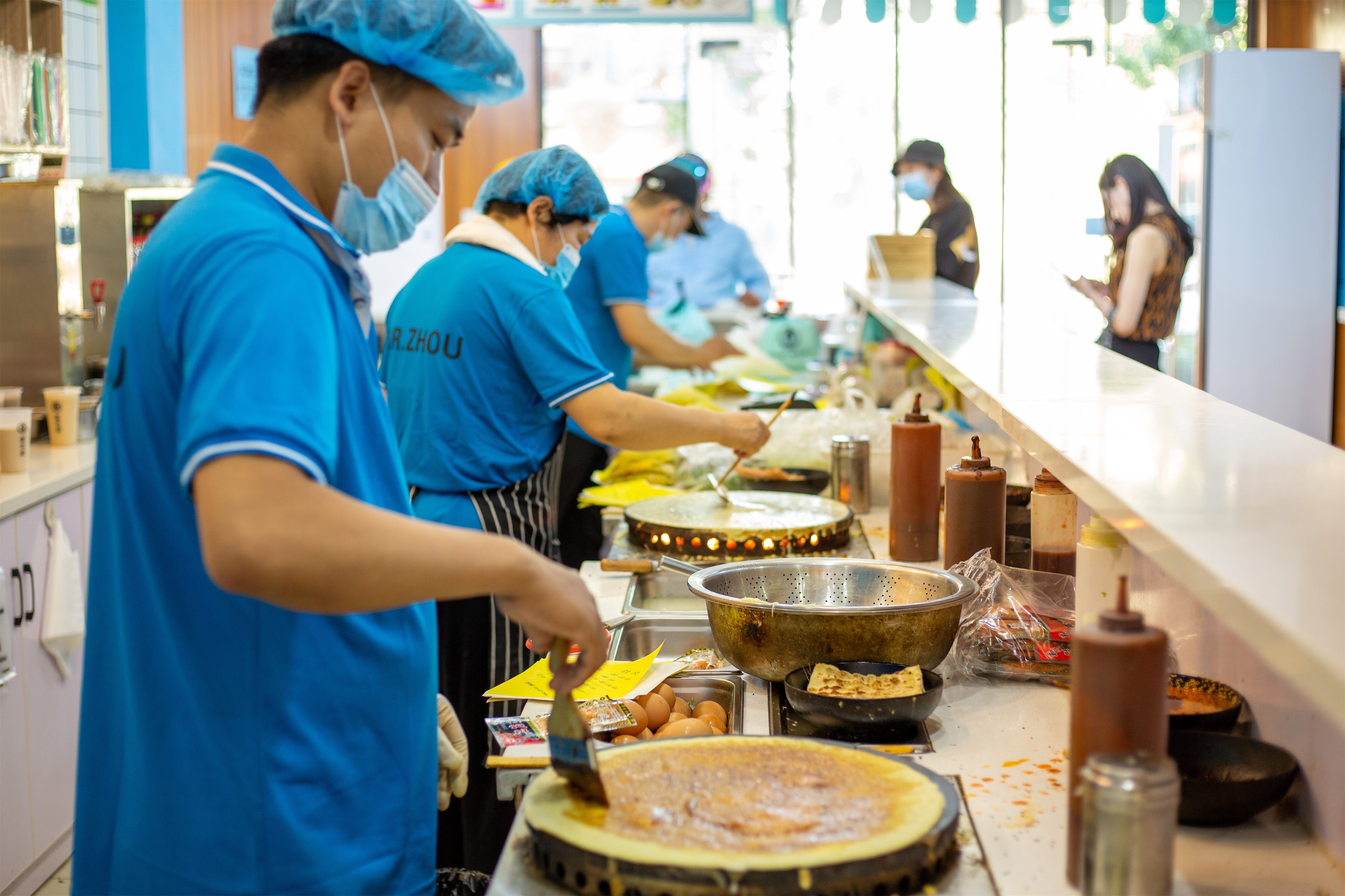 粥先森煎饼果子新区店,粥先森煎饼果子店