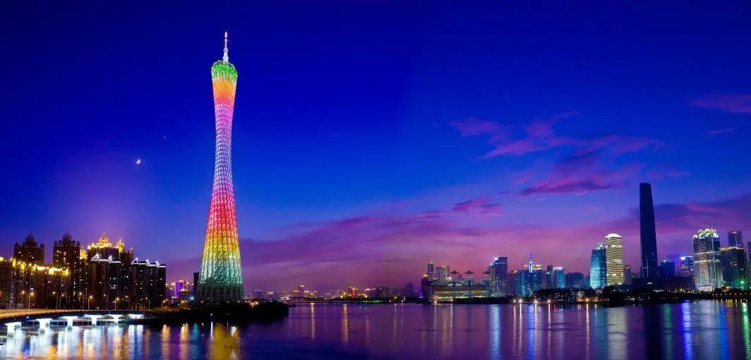 羊城八景之一珠江夜韵,广州珠江夜游美景视频