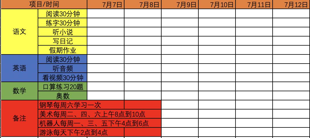 小学生暑假应该如何度过,孩子的暑假很充实