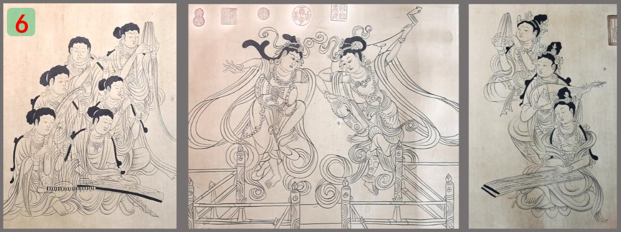 简析吴道子的白描作品送子天王图,吴道子李公麟白描相同之处