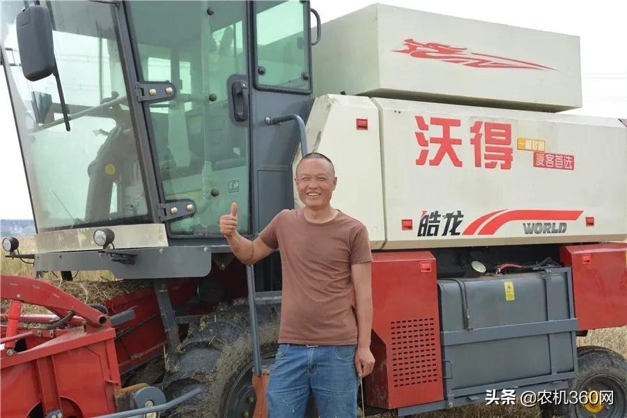 麦客首选,一机多用!沃得皓龙轮式纵轴流4LZ-8F型收获机闪耀上市