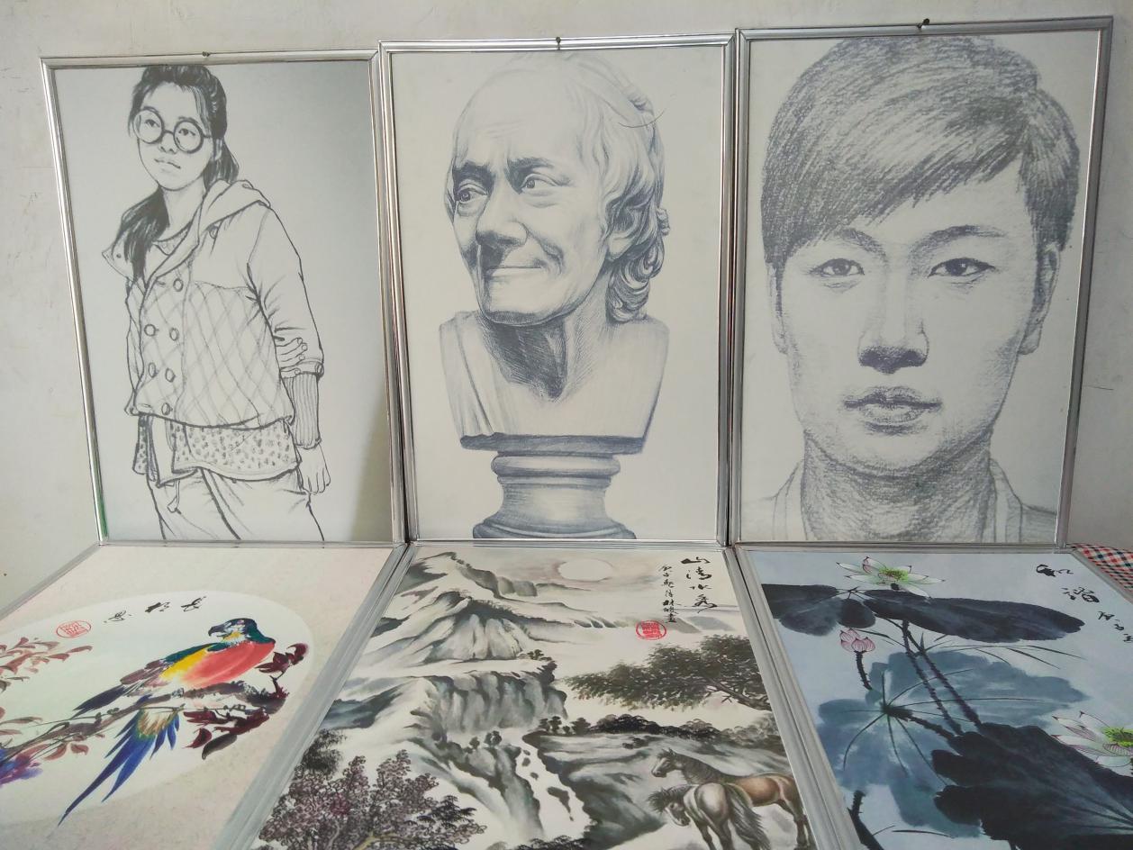 河南方城兰林坡:从用勺作画用花鸟写字的民间艺术家到绘画教育家