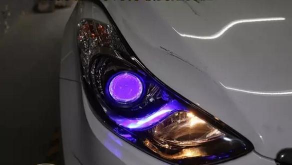 许格速腾改装LED灯泡案例,许格家改车灯