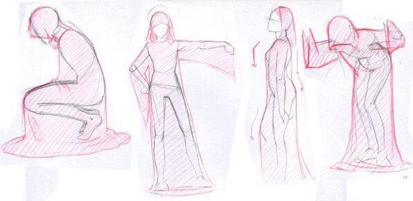 衣服的褶皱怎么画？动漫衣服褶皱的详细画法