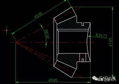 cad标注尺寸和实际不符,cad中坐标标注怎么设置
