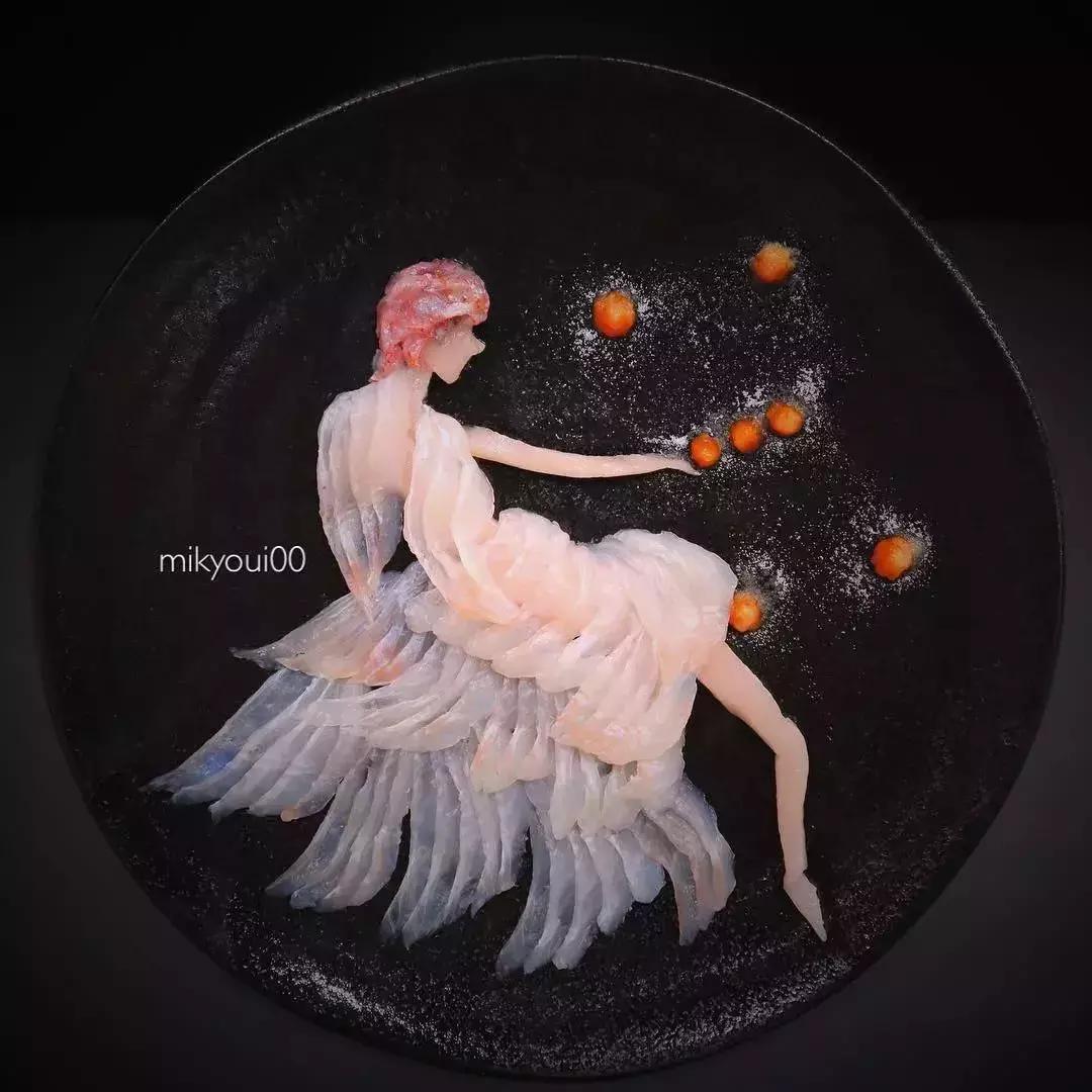 他用3d作画每张图都美到窒息,用三文鱼作画也能美到爆