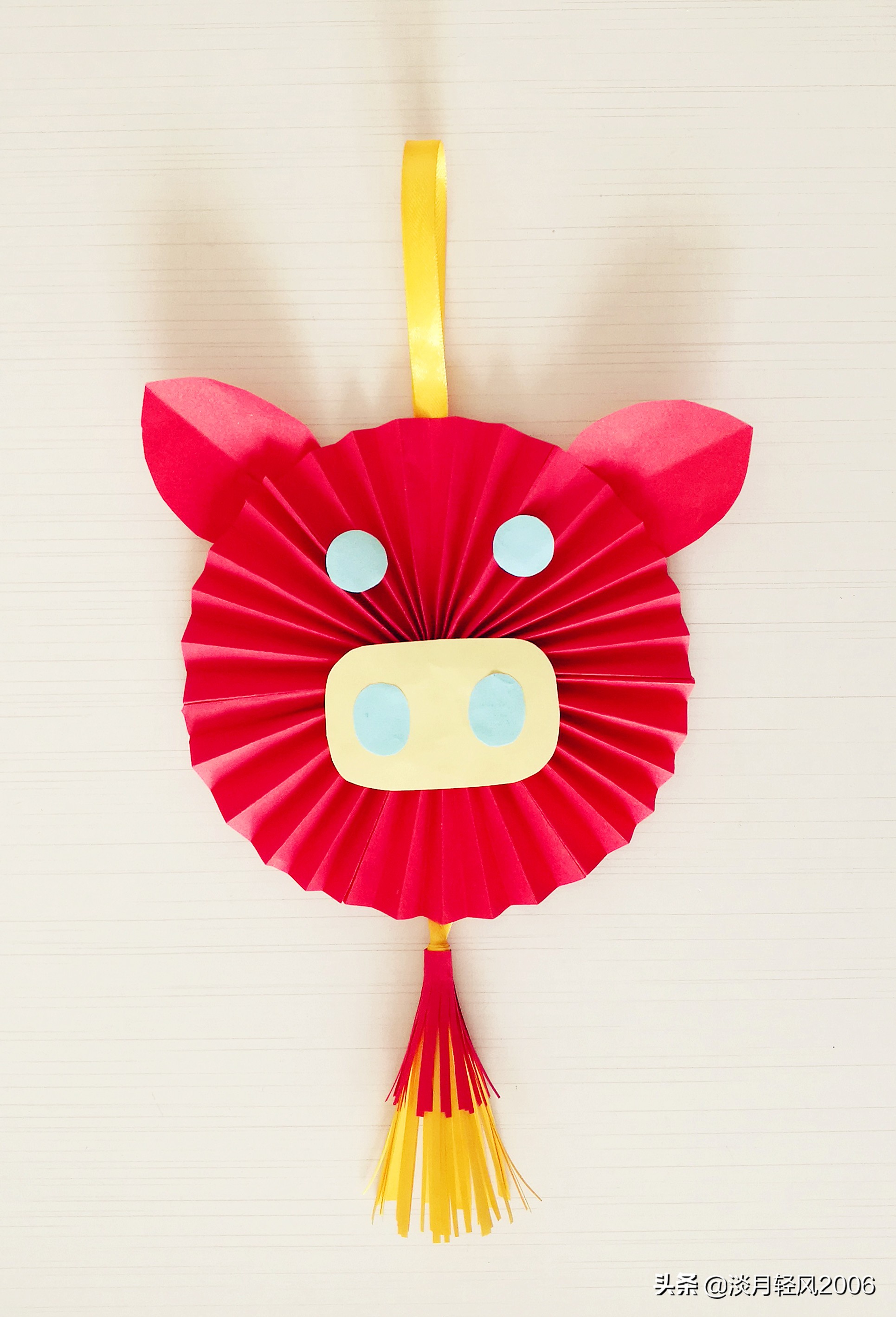 怎么用卡纸做一只可爱的小猪,最简单的手工可爱小猪制作