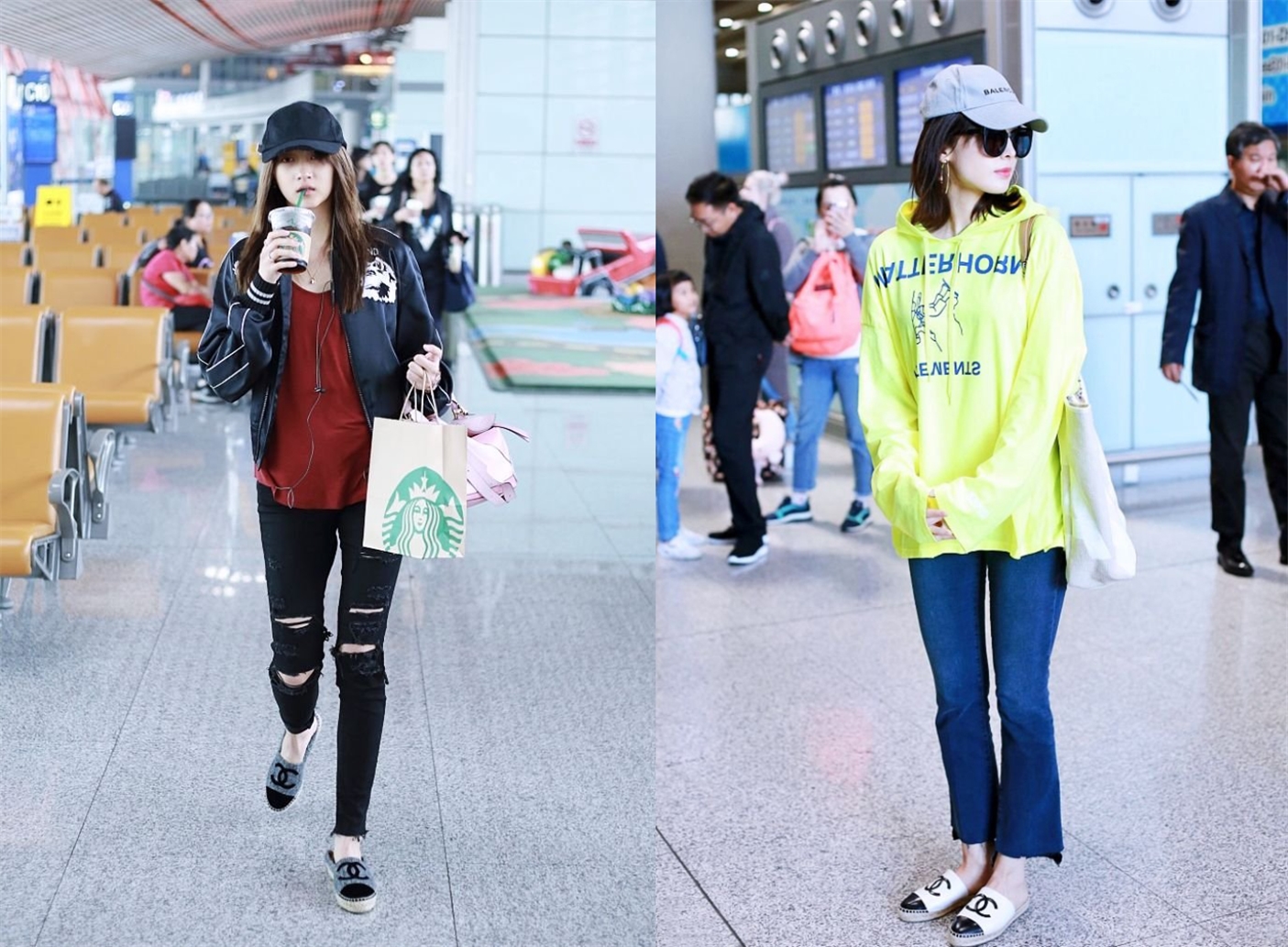 古力娜扎杨幂板鞋,古力娜扎绿色毛毛鞋