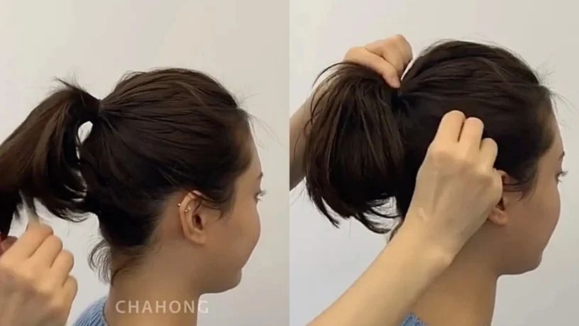 可以绑马尾的短发发型,短发怎样绑高马尾简单又好看