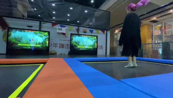 蹦床公园90米魔鬼滑梯,翼动蹦床公园滑梯