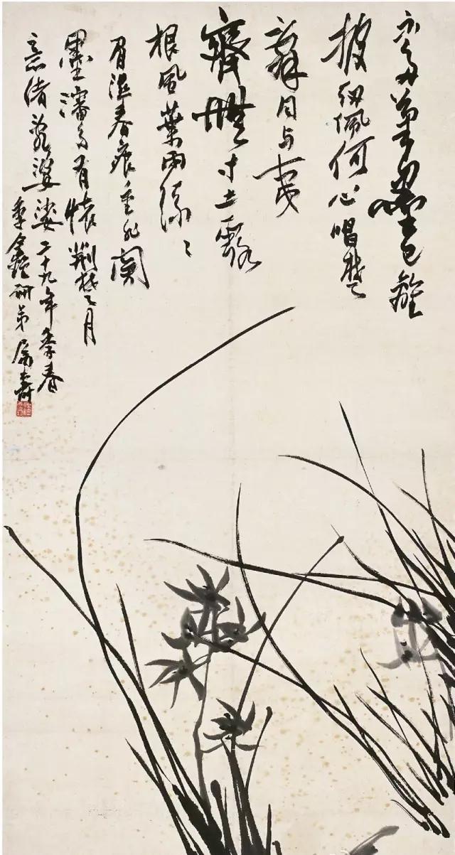 八大名家画兰,近代十大名家画兰作品欣赏