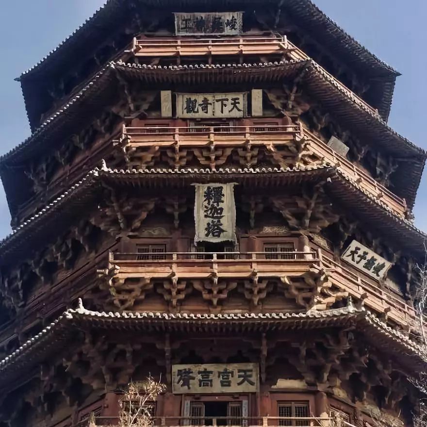 应县木塔屹立千年却无人能修,中国最美古塔视频