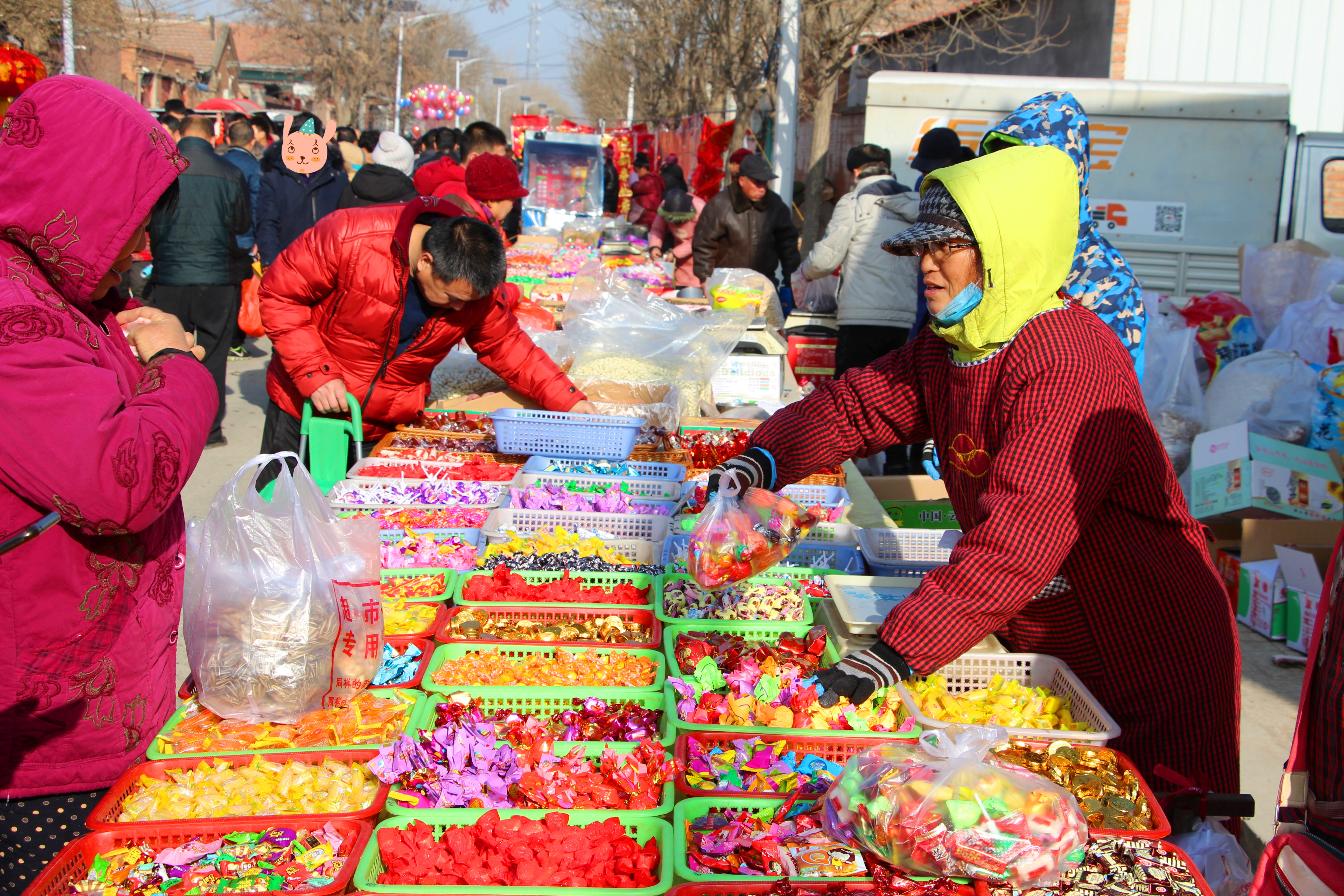 天津市武清区泗村店镇太子务村赶大集