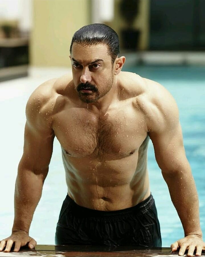 自律阿米尔汗秀肌肉,胖起来瘦下去