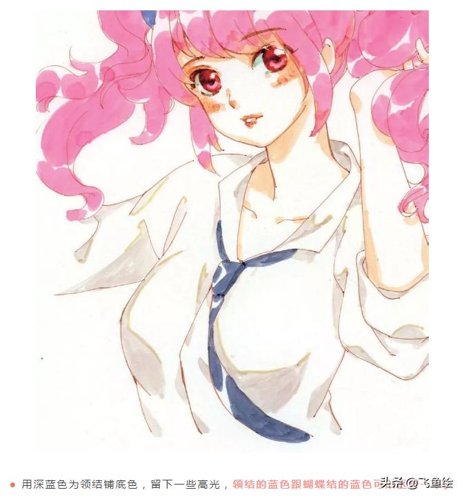 画画动漫人物马克笔手绘教程古风,马克笔手绘动漫人物画法步骤线稿