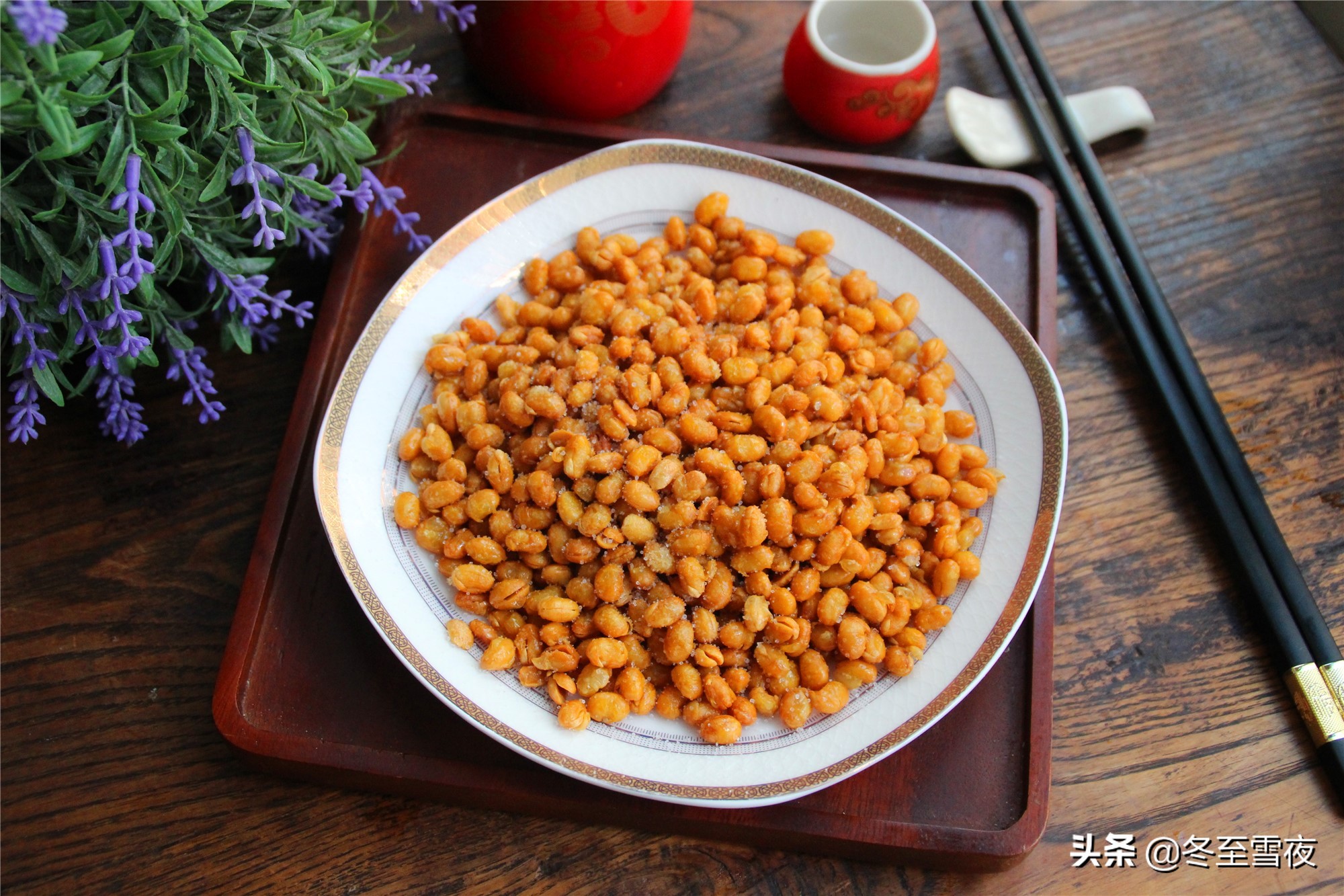 油酥黄豆的正宗做法,油酥黄豆要苏打浸泡才脆