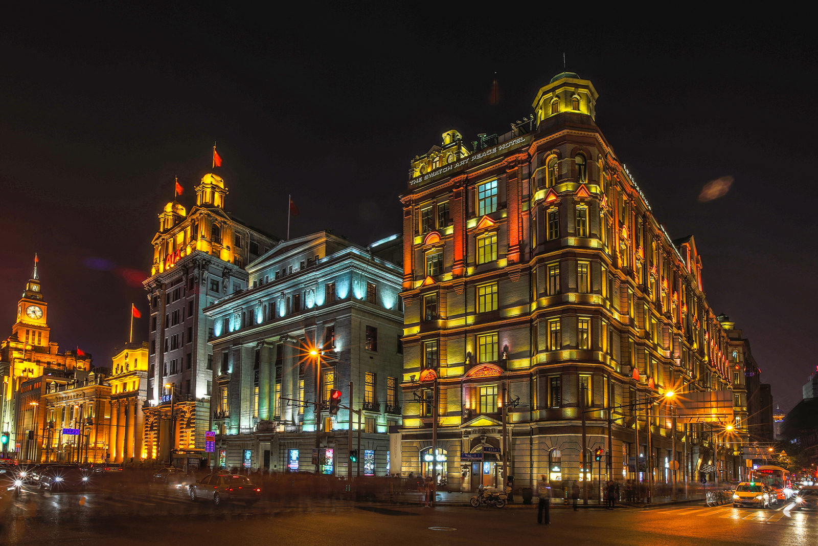 上海国际饭店建造历史影像,上海三大标志性建筑餐厅
