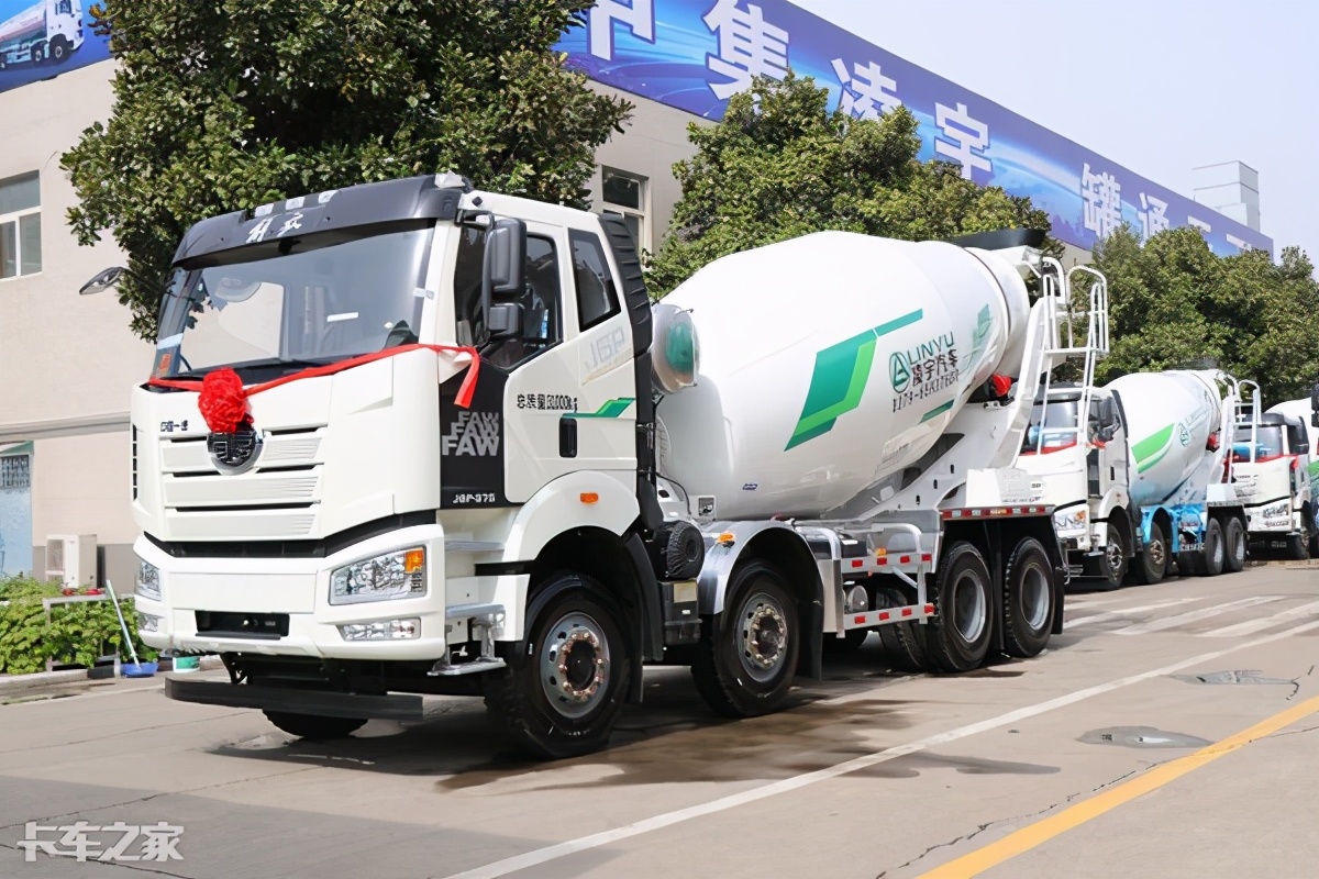 解放j6搅拌车,新款j6p解放搅拌车